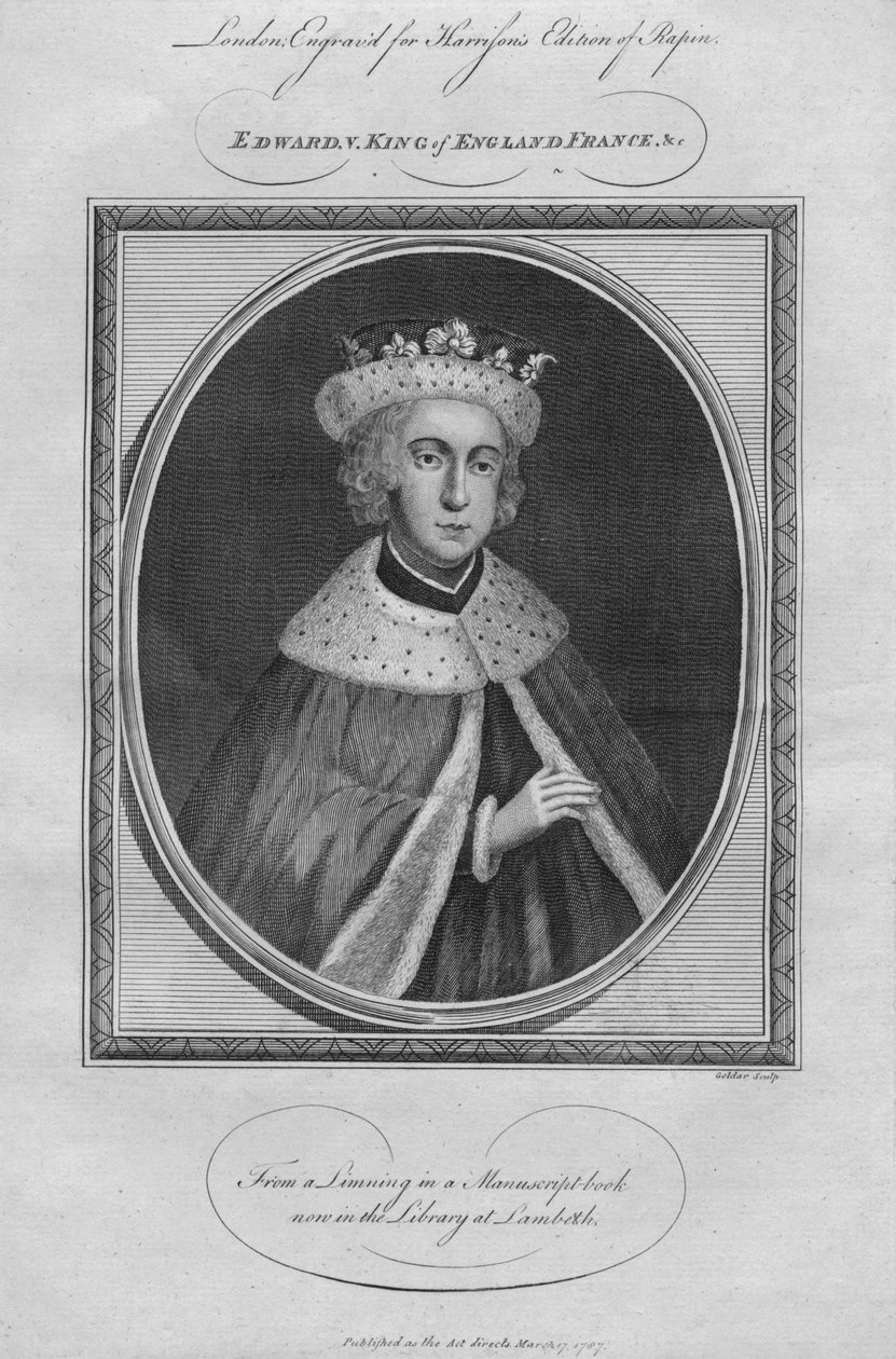 Re Edoardo V, 1787 da Unbekannt