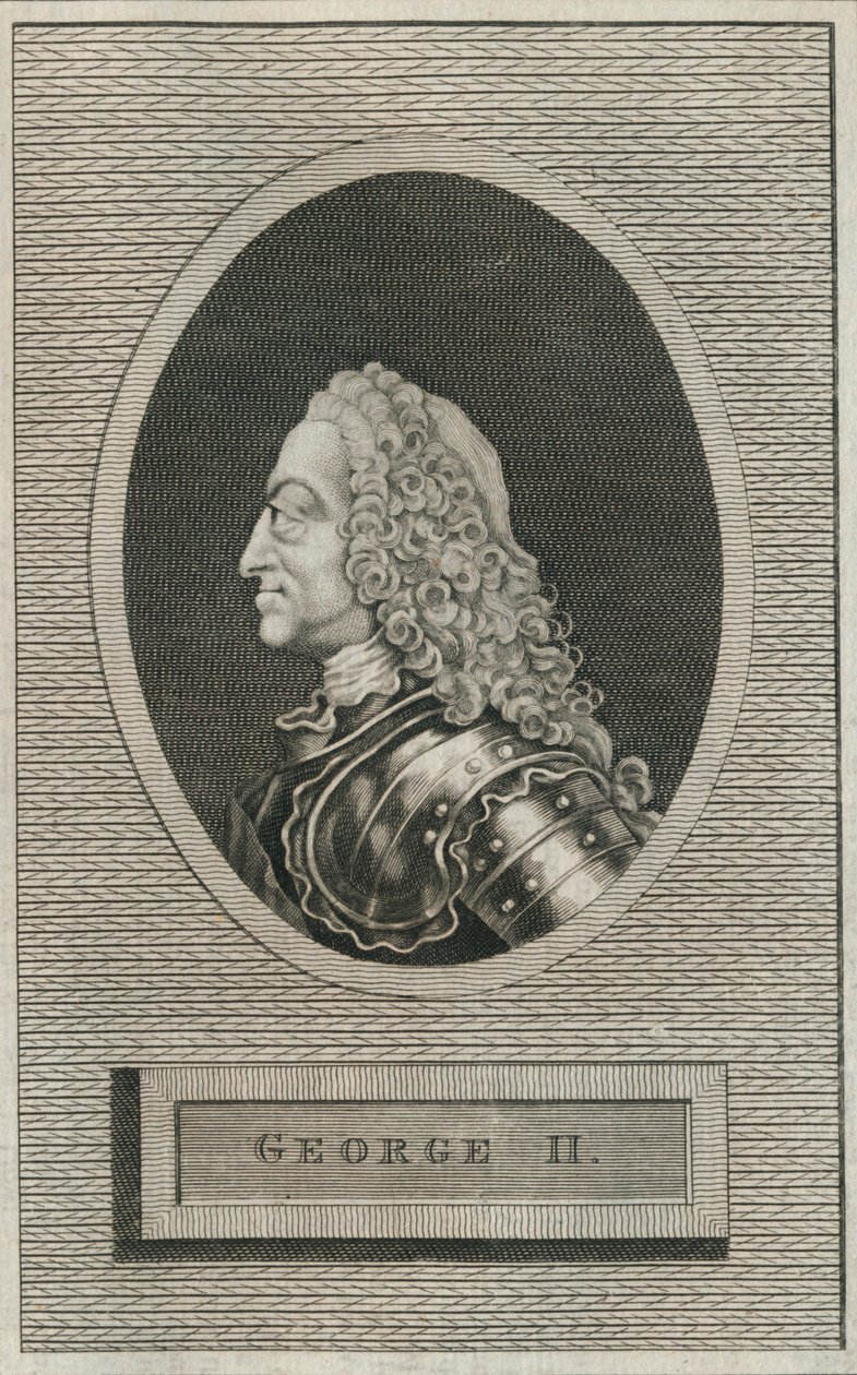 Re Giorgio II, 1793 da Unbekannt