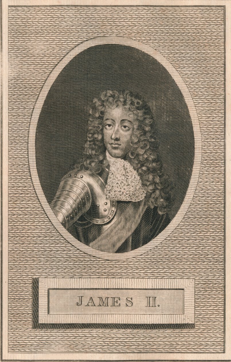 Re Giacomo II, 1793 da Unbekannt