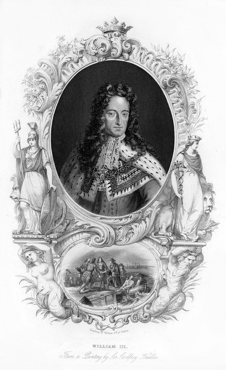 Re Guglielmo III, c1850 da Unbekannt