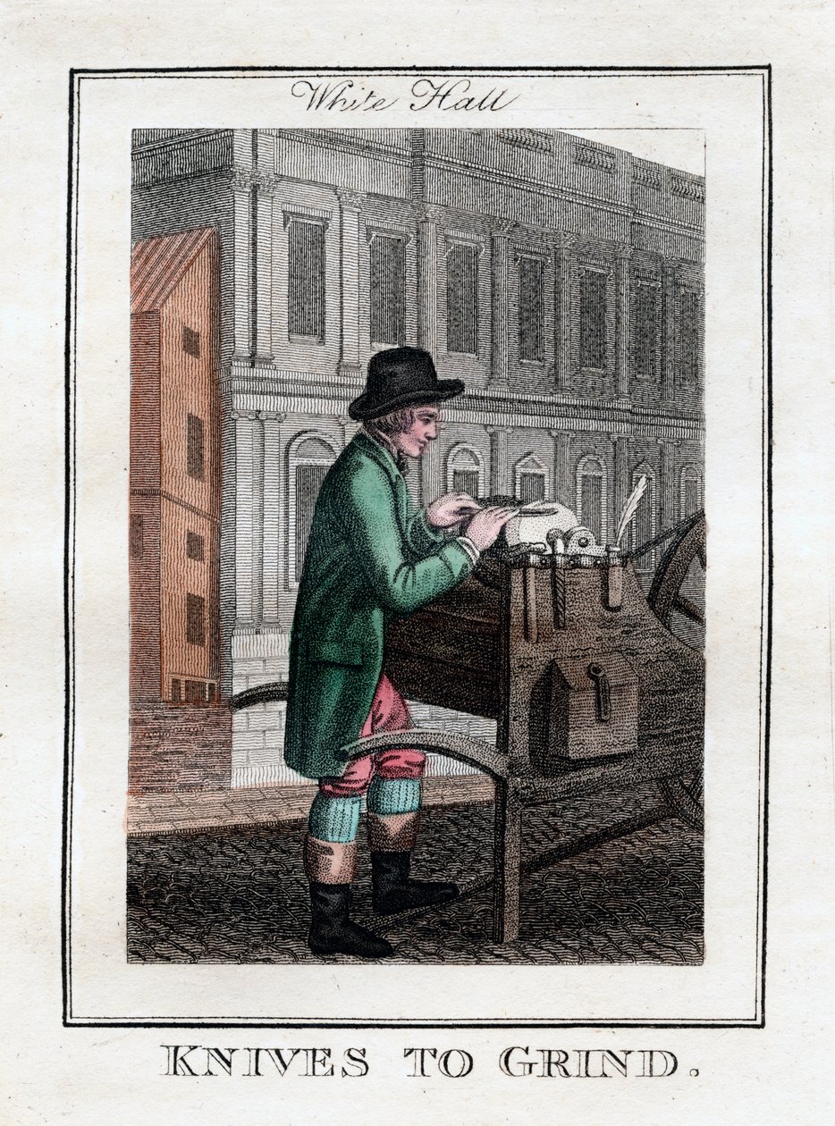 Affilacoltelli, Whitehall, Londra, 1805 da Unbekannt