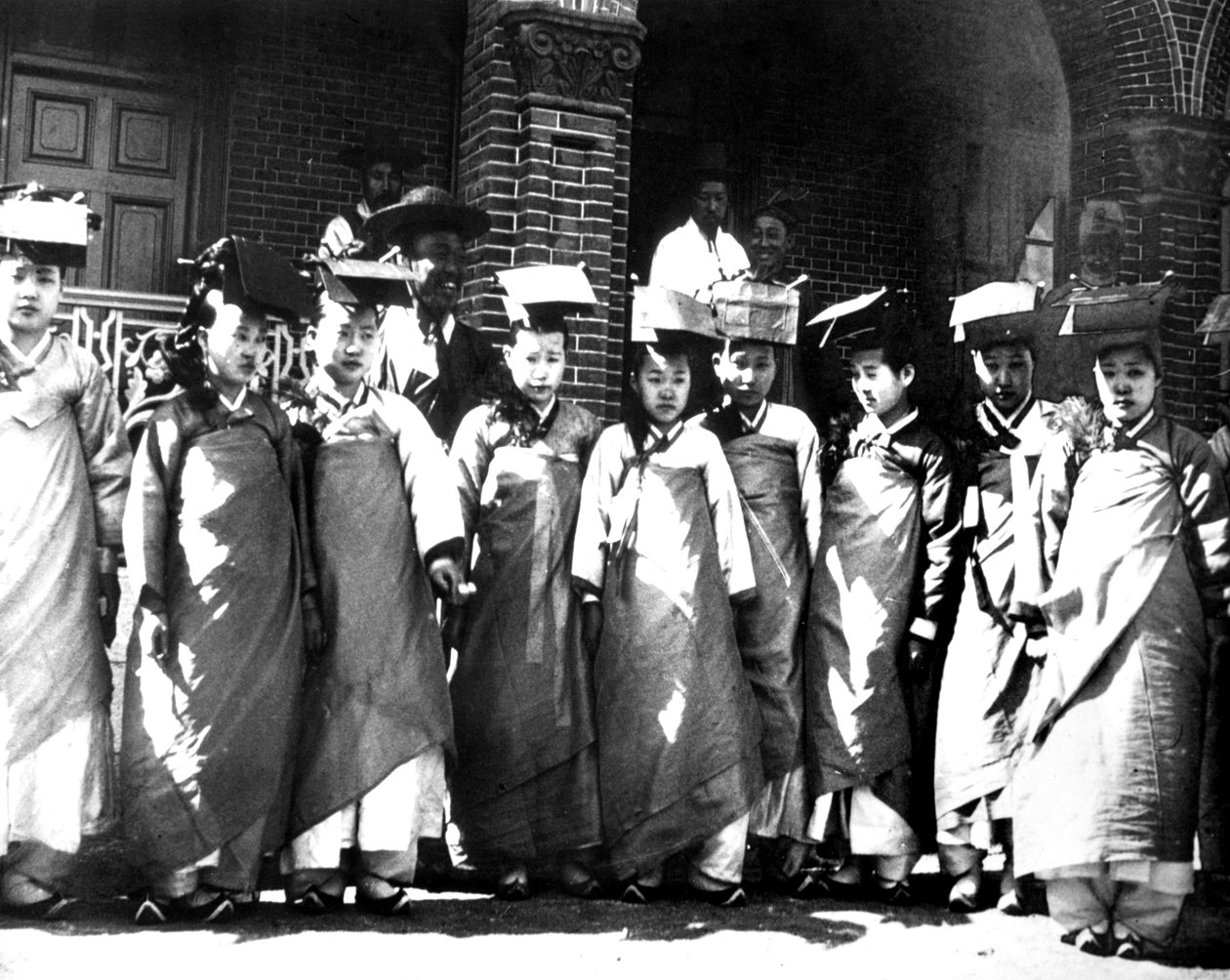 Ragazze coreane, 1900 da Unbekannt