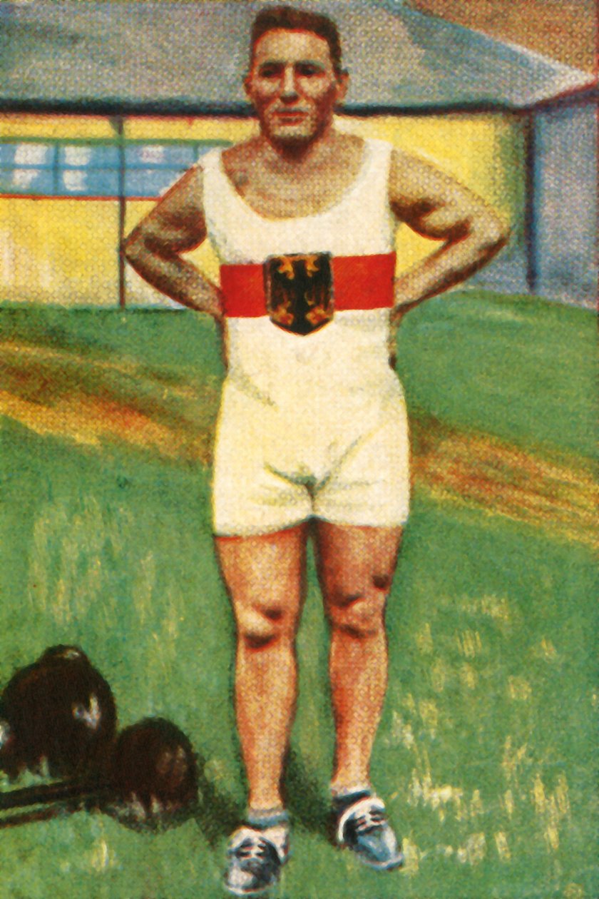 Kurt Helbig, campione tedesco di sollevamento pesi, 1928 da Unbekannt