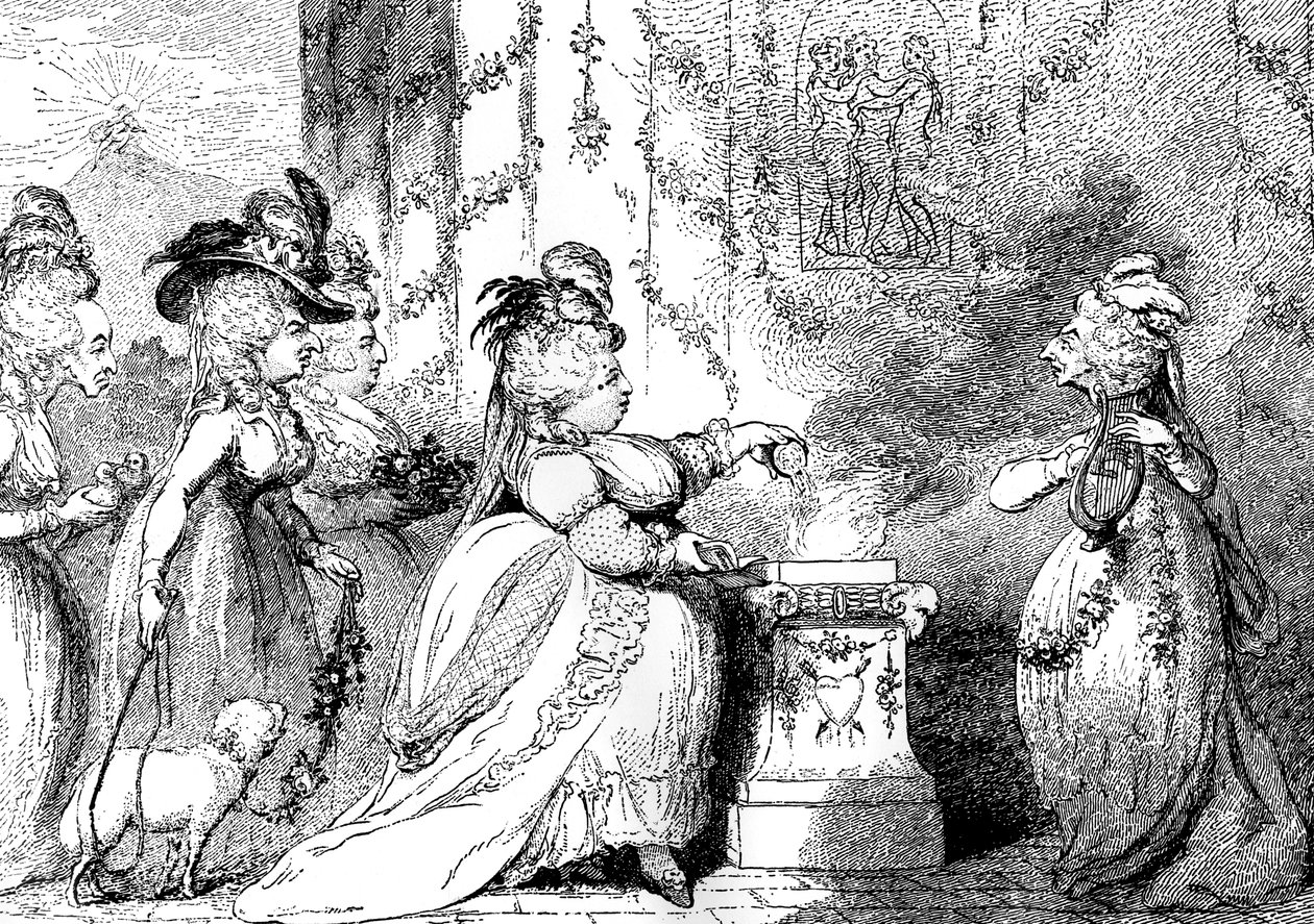 La Belle Assemblee, 1787 da Unbekannt