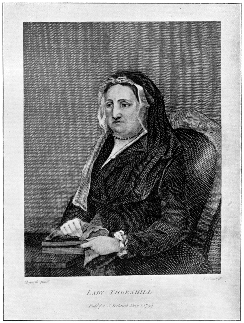 Lady Thornhill, 1799 da Unbekannt