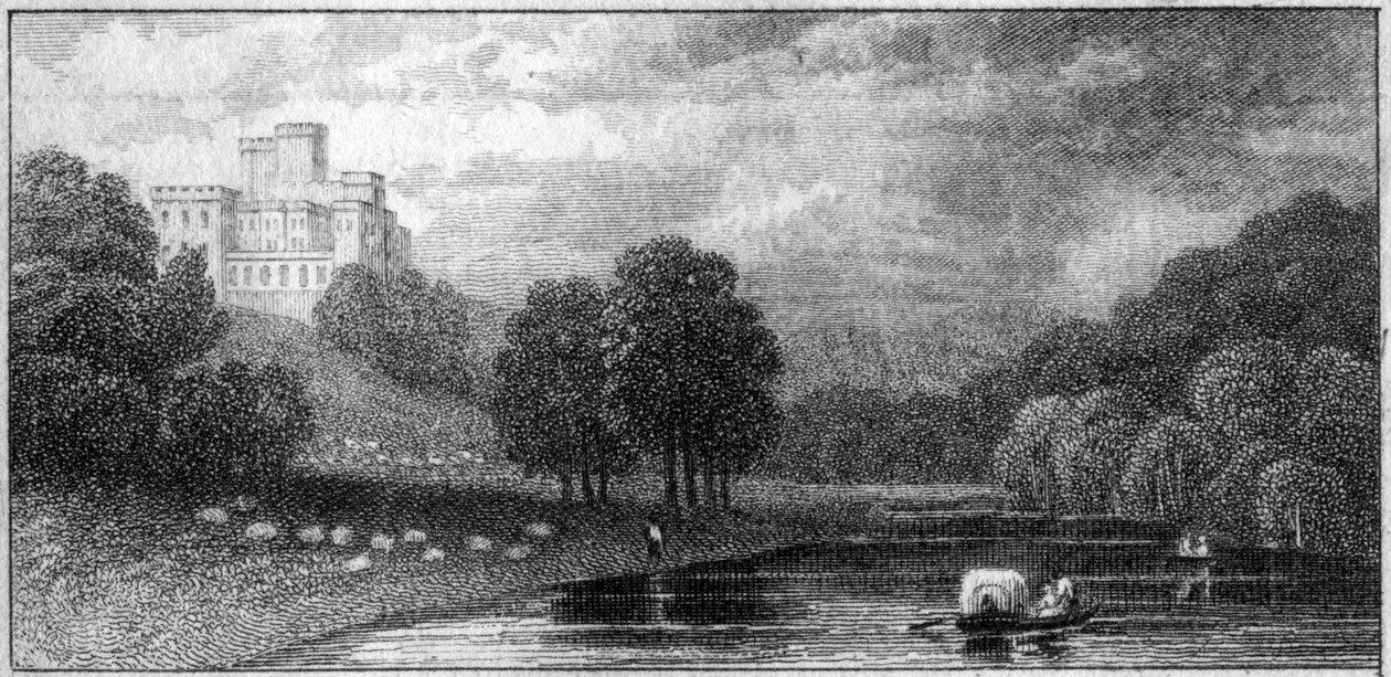 Castello di Lambton, Contea di Durham, XIX secolo da Unbekannt