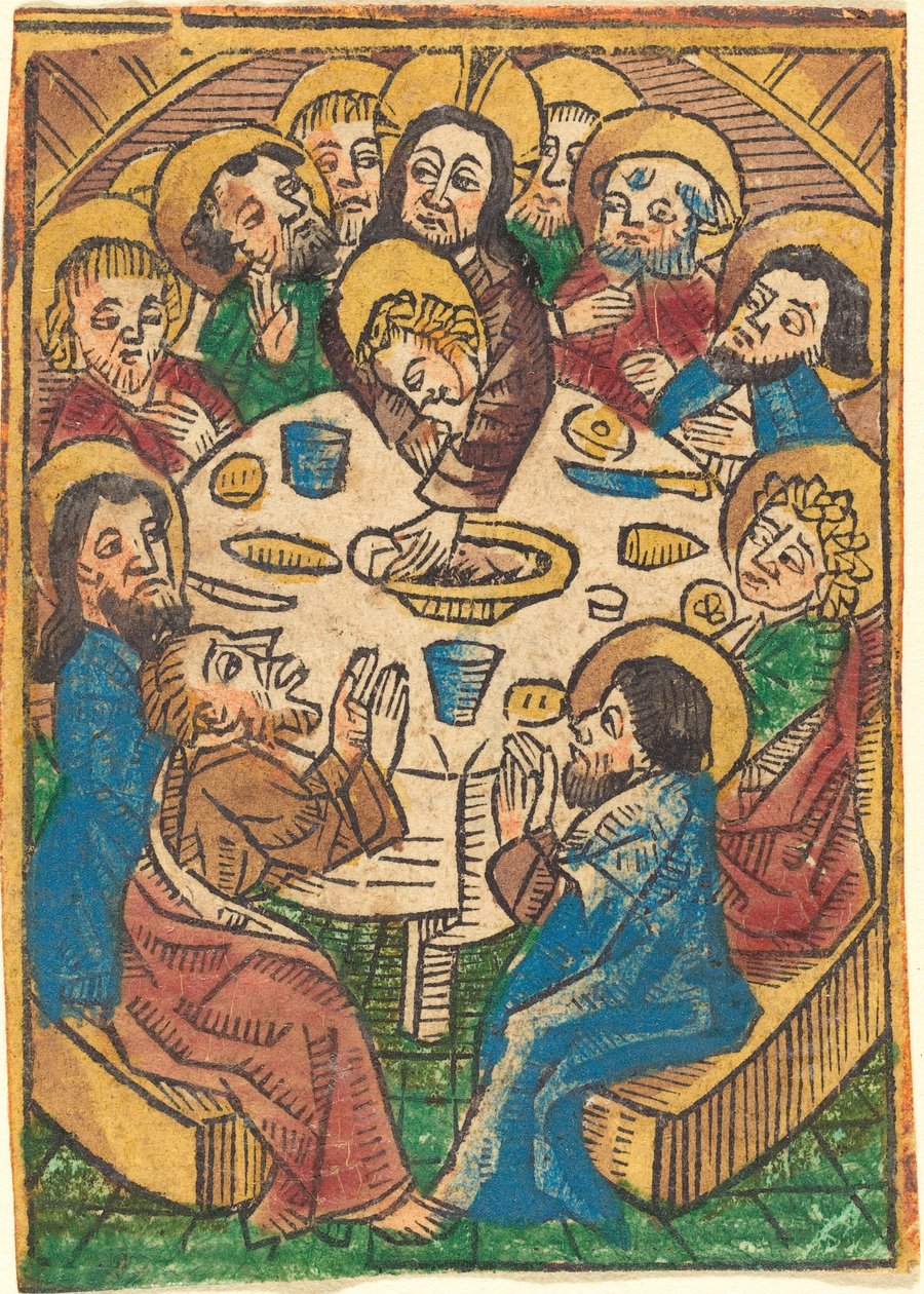 Ultima Cena, c. 1490 da Unbekannt