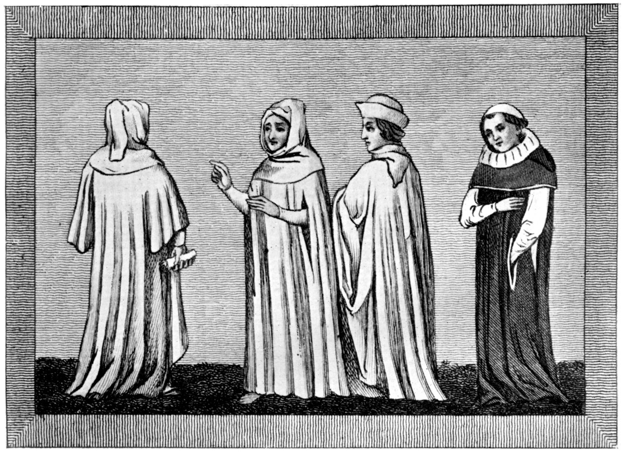 Abiti legali, XIV-XV secolo da Unbekannt