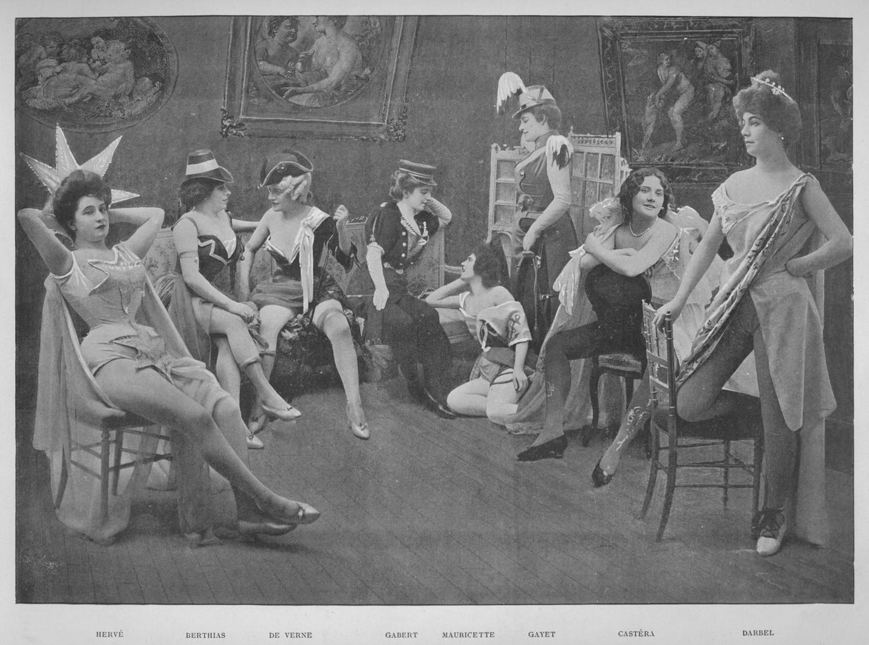 Le Foyer Des Artistes, 1900 da Unbekannt