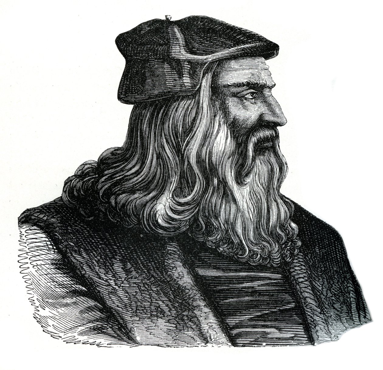 Leonardo da Vinci, XVI secolo, 1870 da Unbekannt