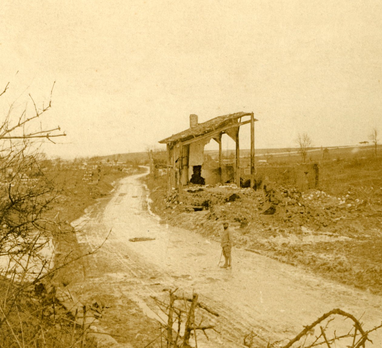 Les Hurlus, Francia settentrionale, c1914-c1918 da Unbekannt