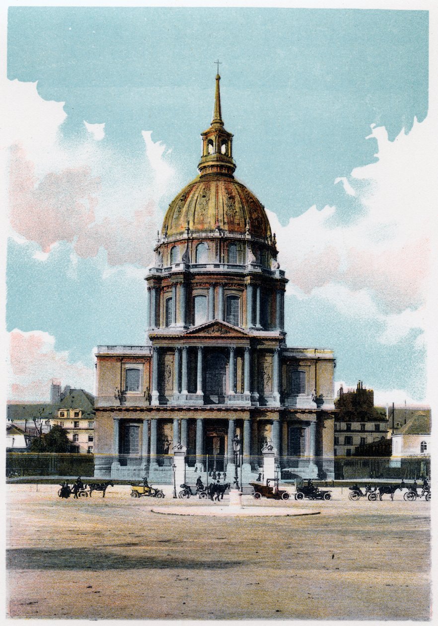 Les Invalides, Parigi, c1900 da Unbekannt