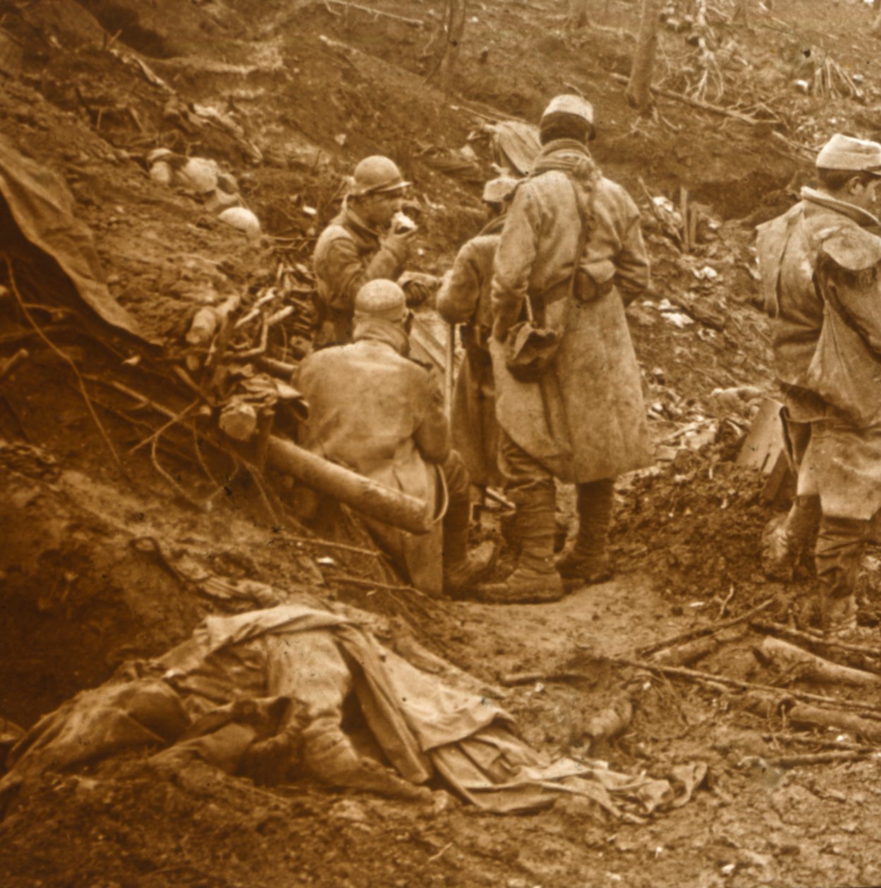 Les Éparges, Francia settentrionale, 1915 da Unbekannt
