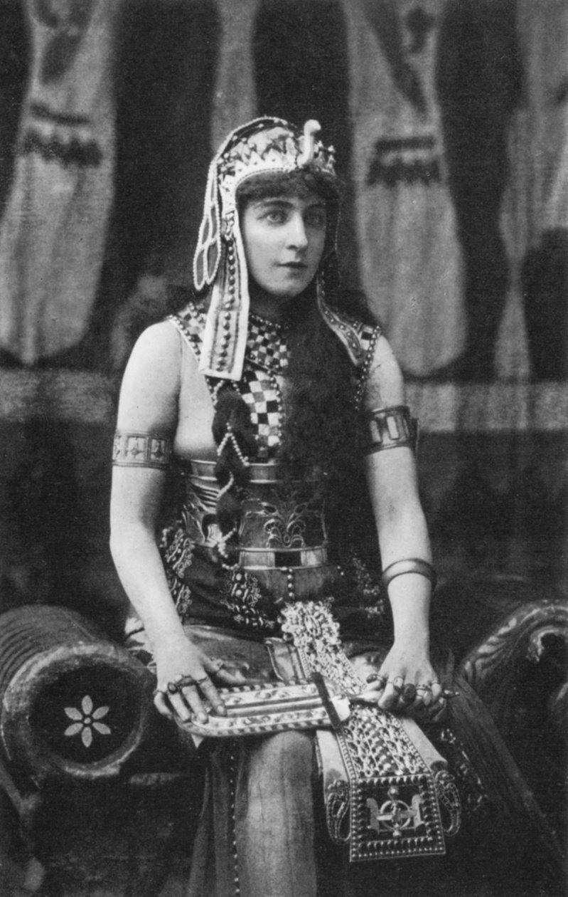 Lillie Langtry come Cleopatra, c1890 da Unbekannt