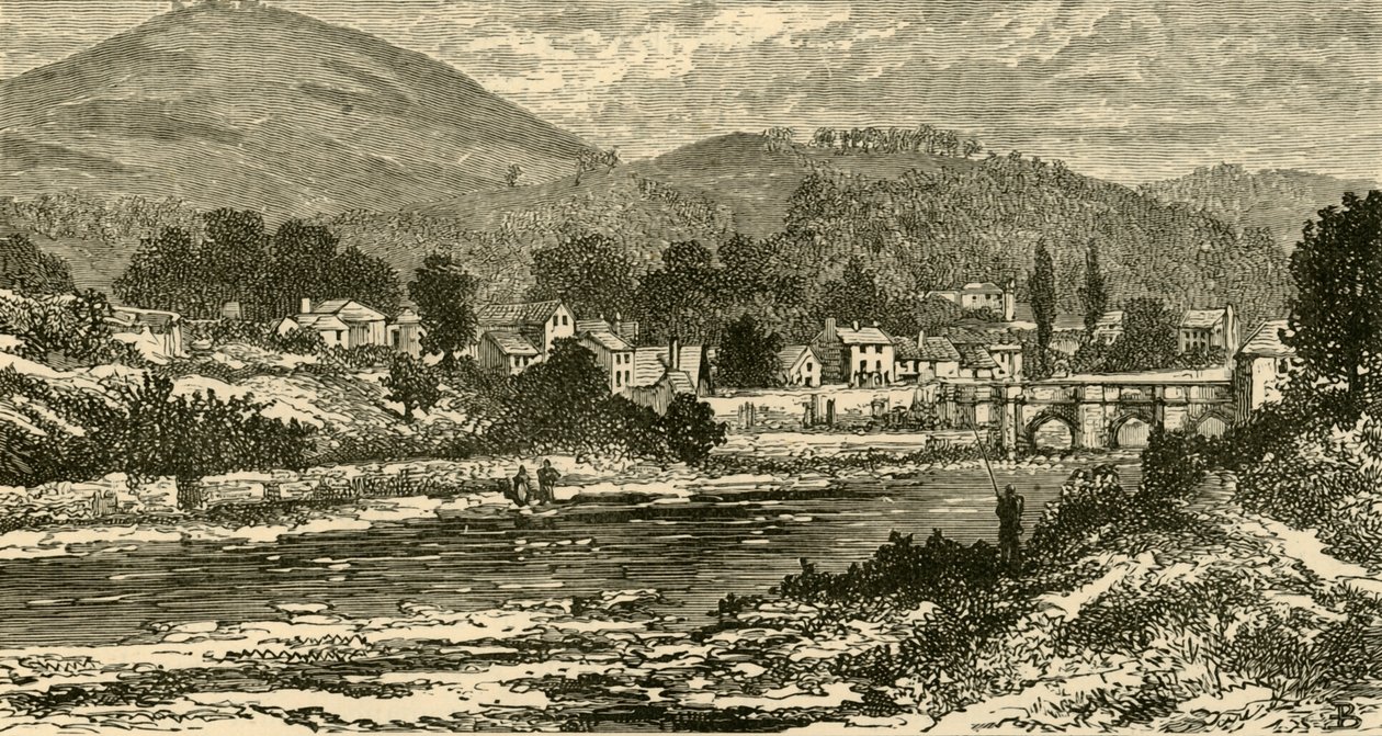 Ponte di Llangollen da Unbekannt