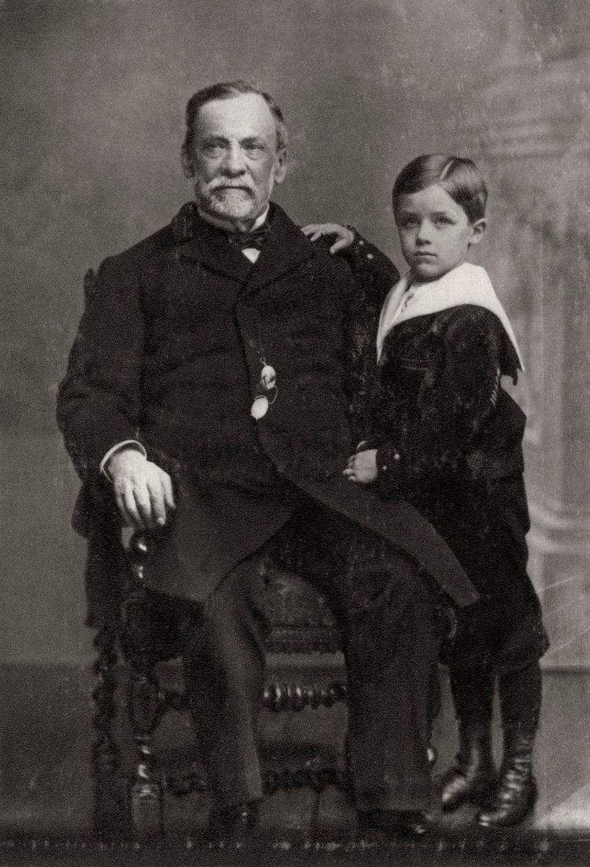 Louis Pasteur, chimico e microbiologo francese, 1893 da Unbekannt