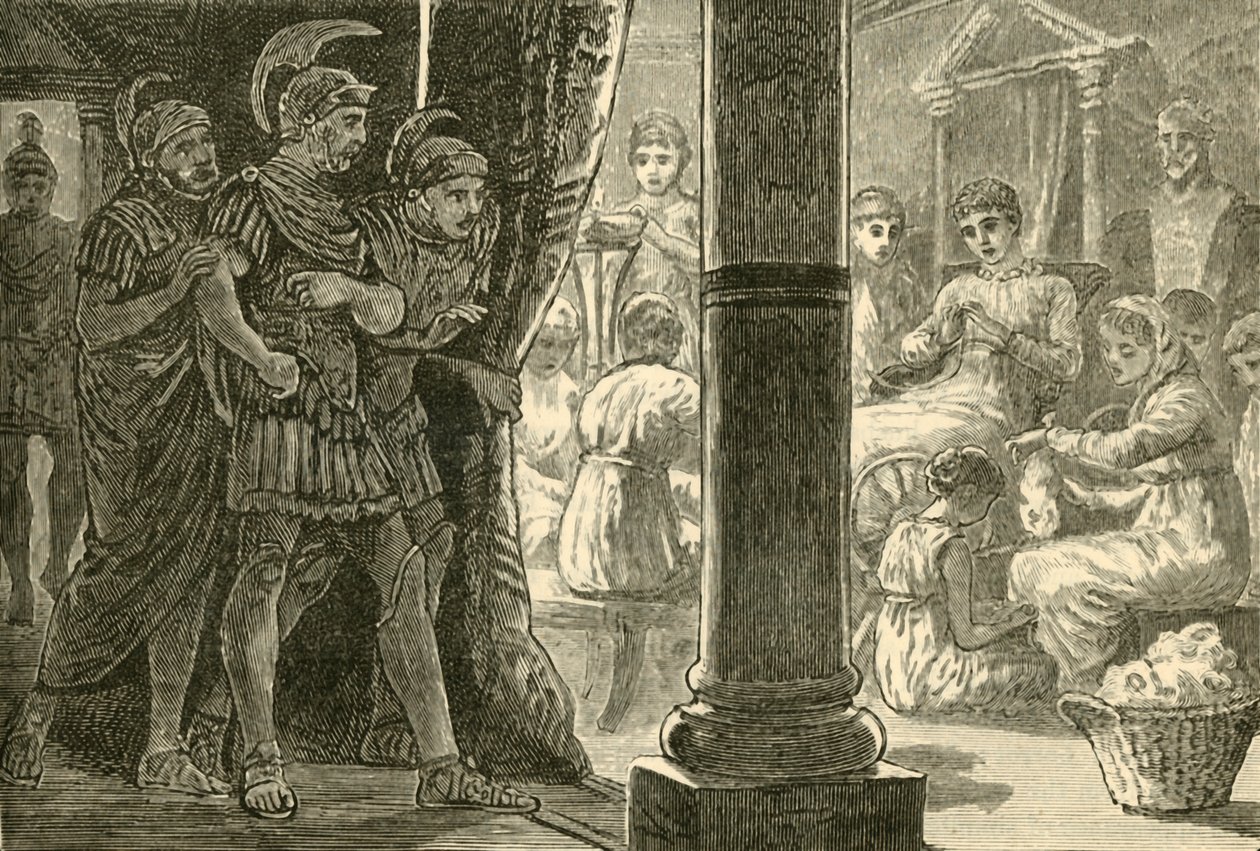 Lucrezia tra le sue ancelle, 1890 da Unbekannt