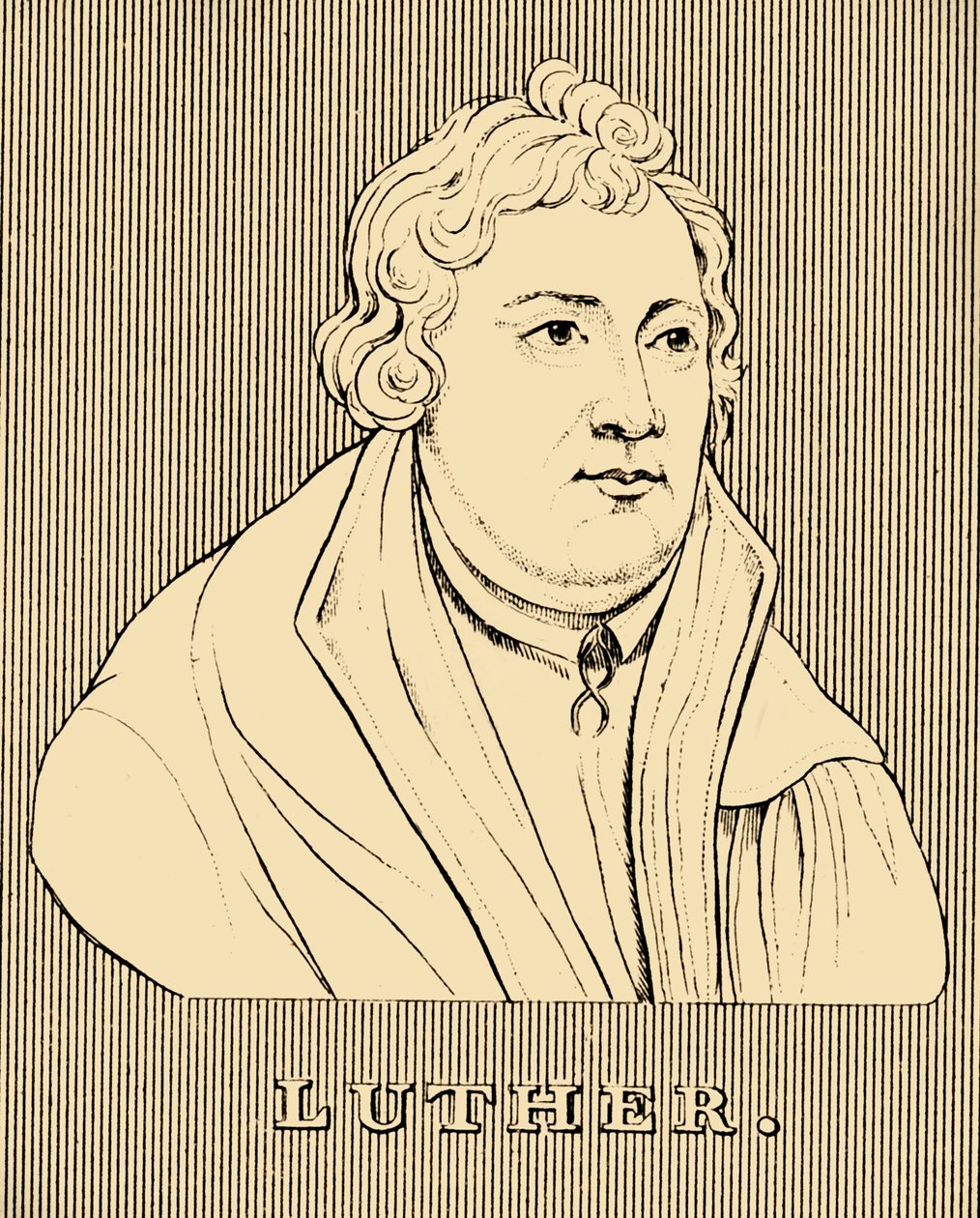 Lutero, 1483-1546, 1830 da Unbekannt
