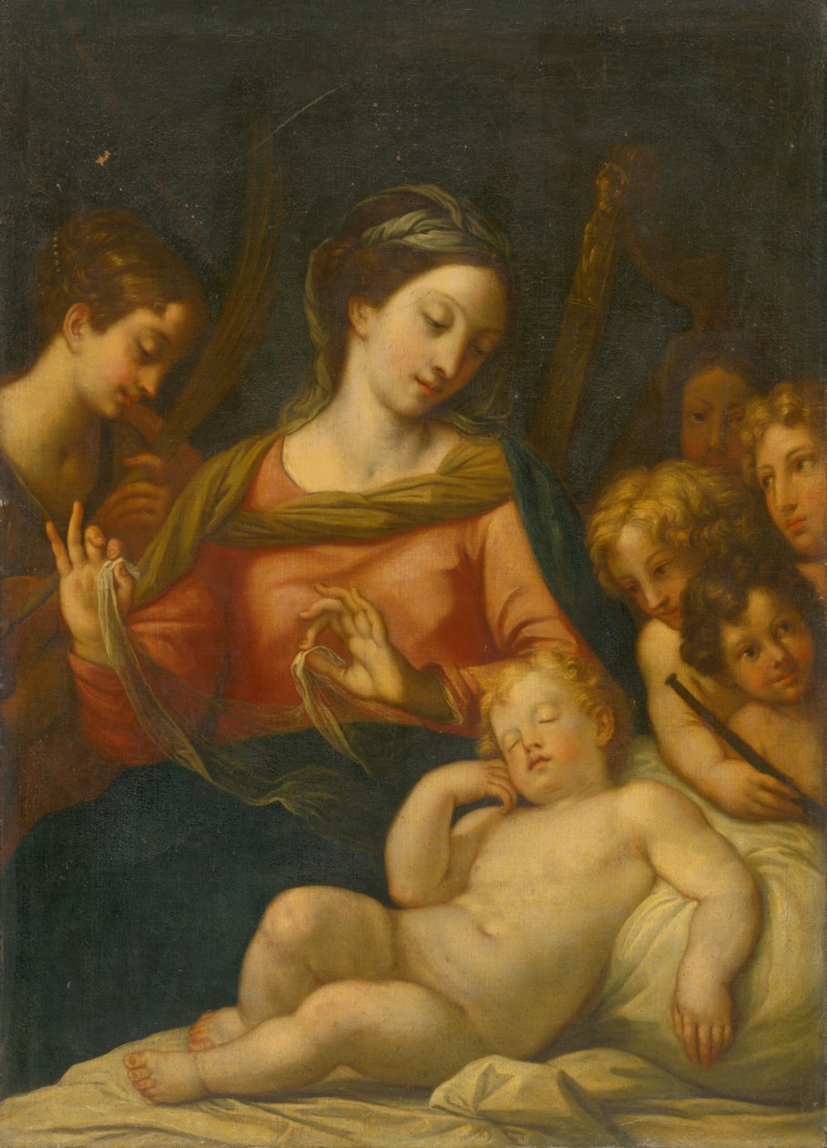 Madonna con bambino tra i bambini da Unbekannt