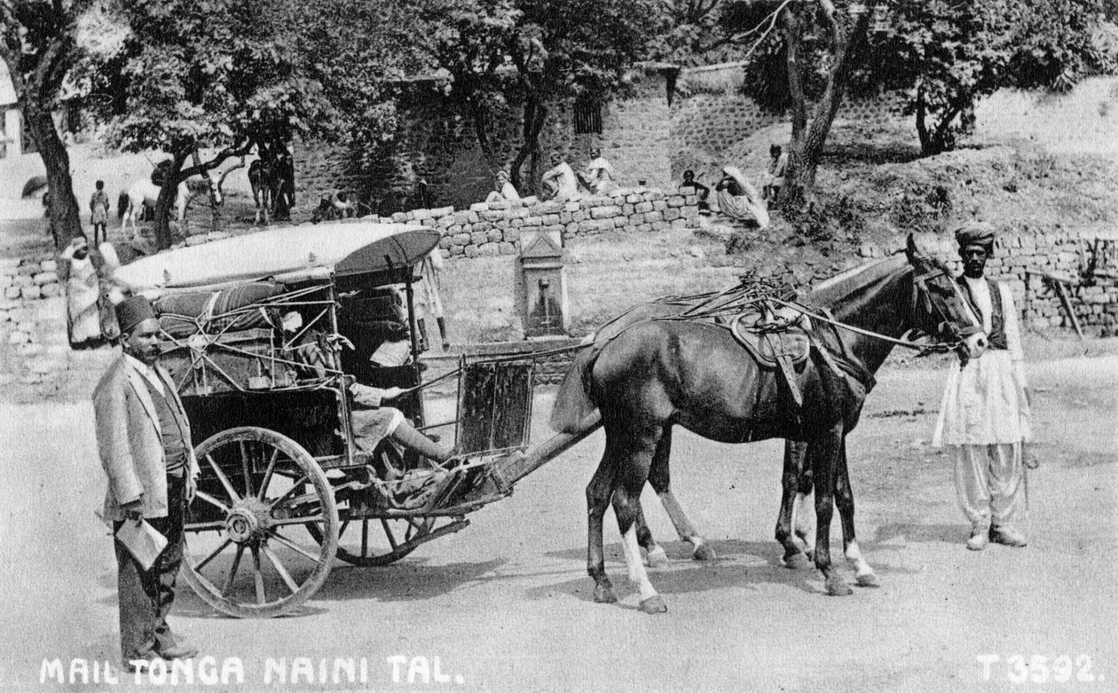 Mail tonga, Nainital, India, 1917 da Unbekannt