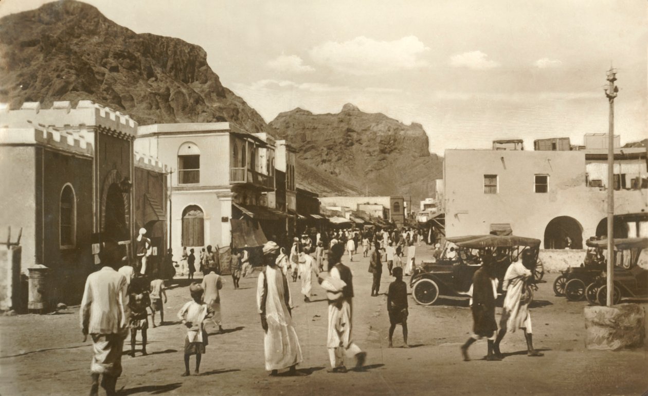 Main Street, Crater, Aden, c1918-c1939 da Unbekannt