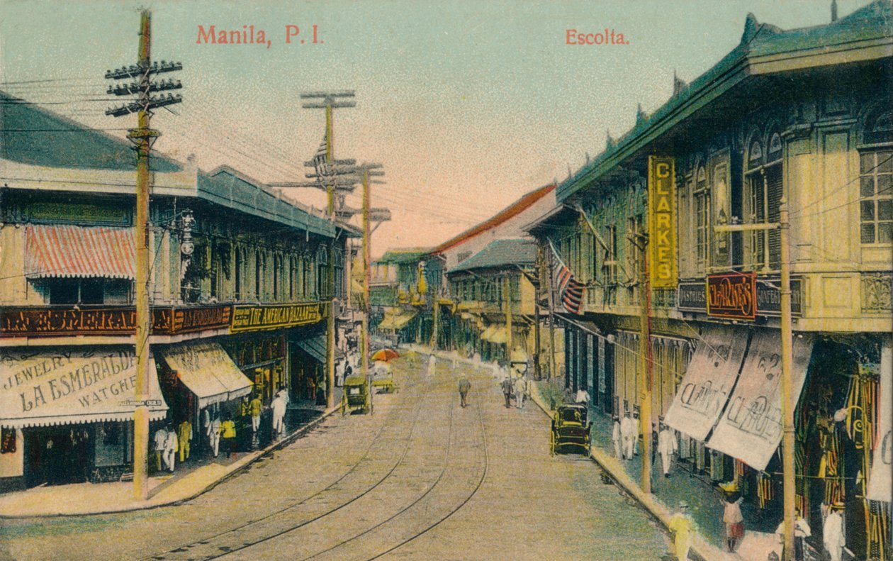 Manila, P.I. Escolta, c1912 da Unbekannt