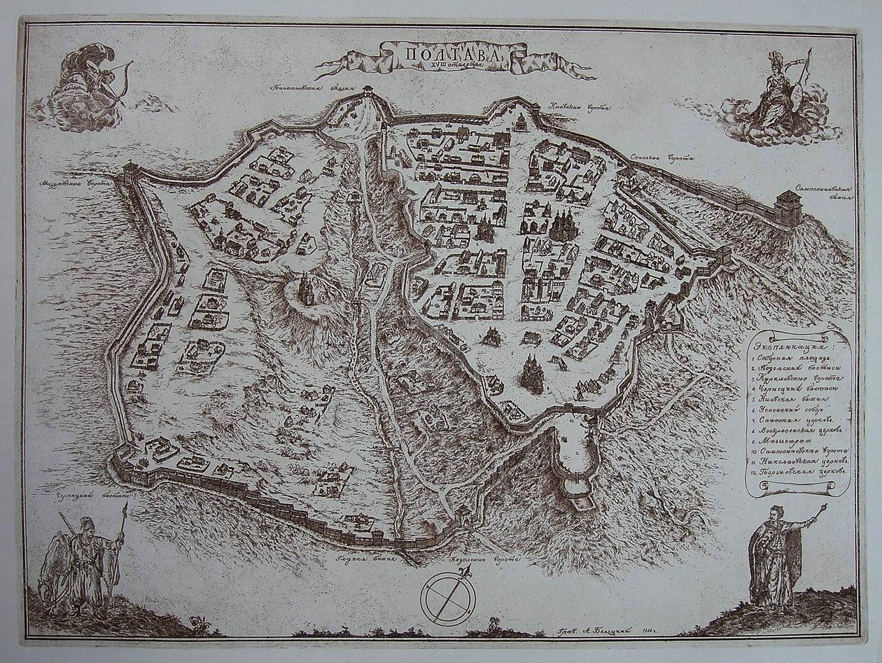 Mappa di Poltava all