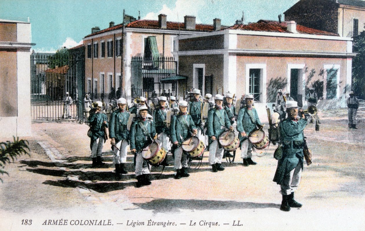 Banda musicale, Legione Straniera Francese, c1910 da Unbekannt