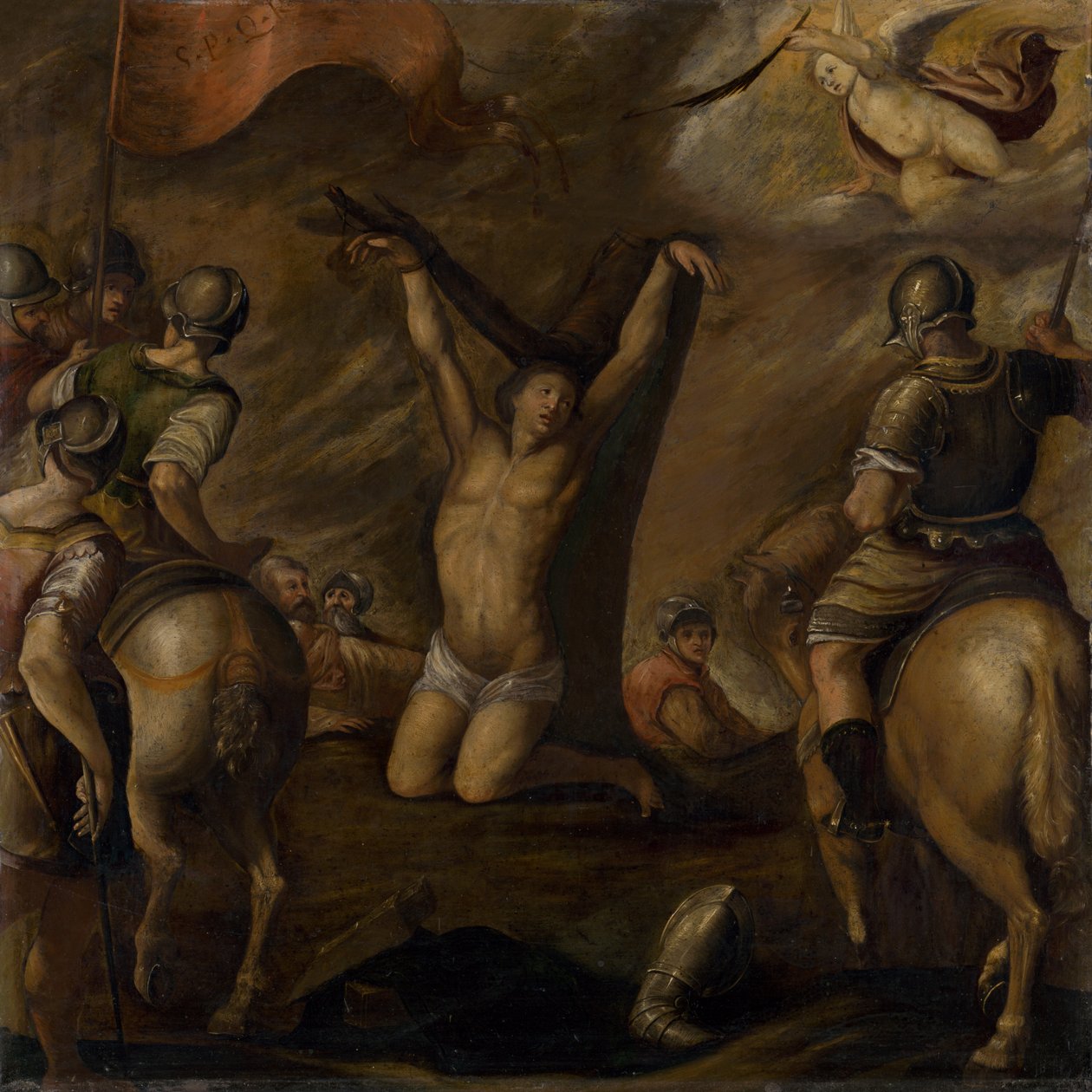 Martirio di San Sebastiano da Unbekannt