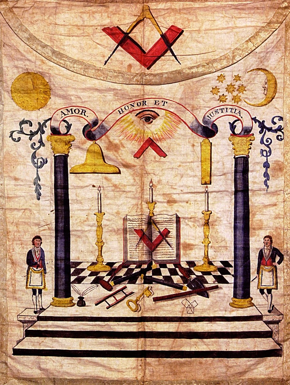 Grembiule del Maestro Muratore, XVIII secolo da Unbekannt