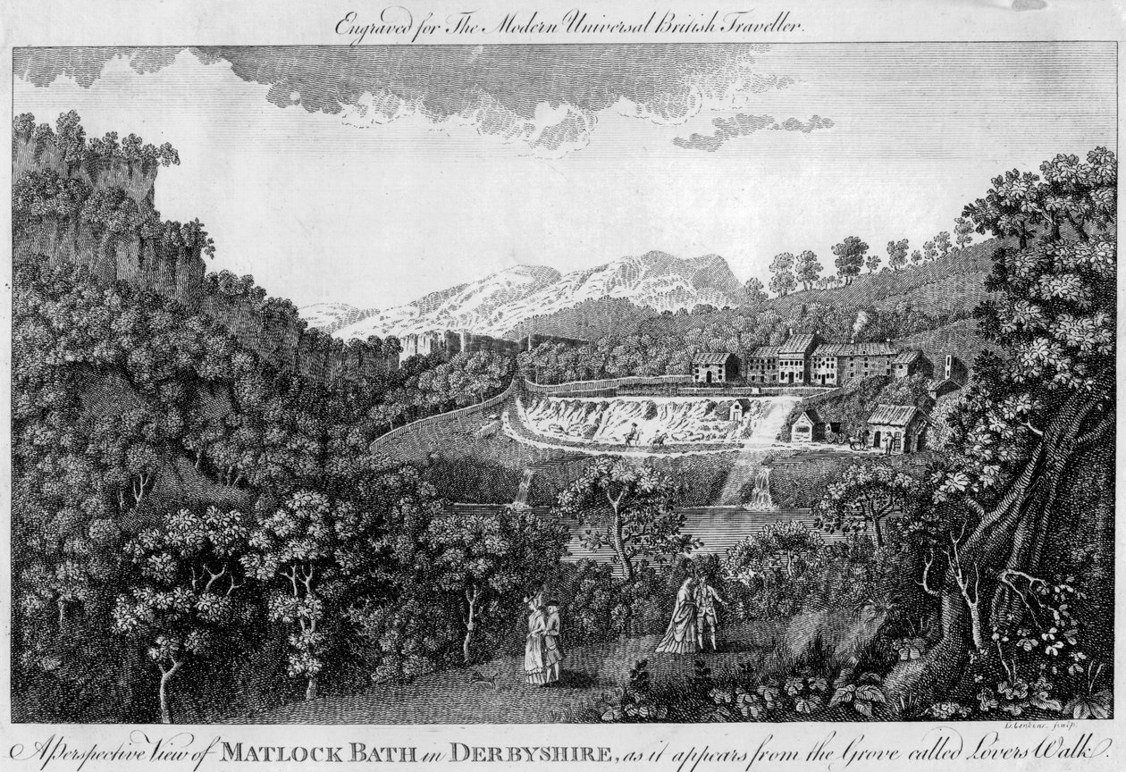 Matlock Spa, Derbyshire, fine XVIII secolo da Unbekannt