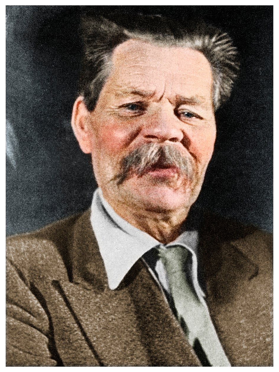 Maxim Gorky, autore russo, c1930 da Unbekannt