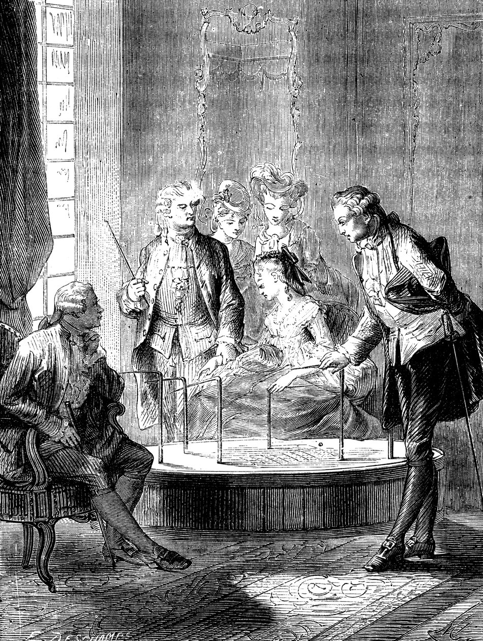 La vasca di Mesmer, c. 1870 da Unbekannt