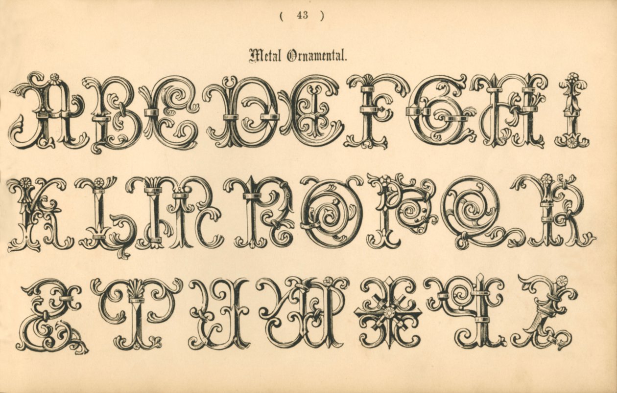 Ornamento metallico, 1862 da Unbekannt