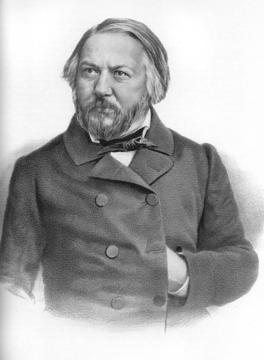 Mikhail Ivanovich Glinka 1804-1857, compositore russo da Unbekannt