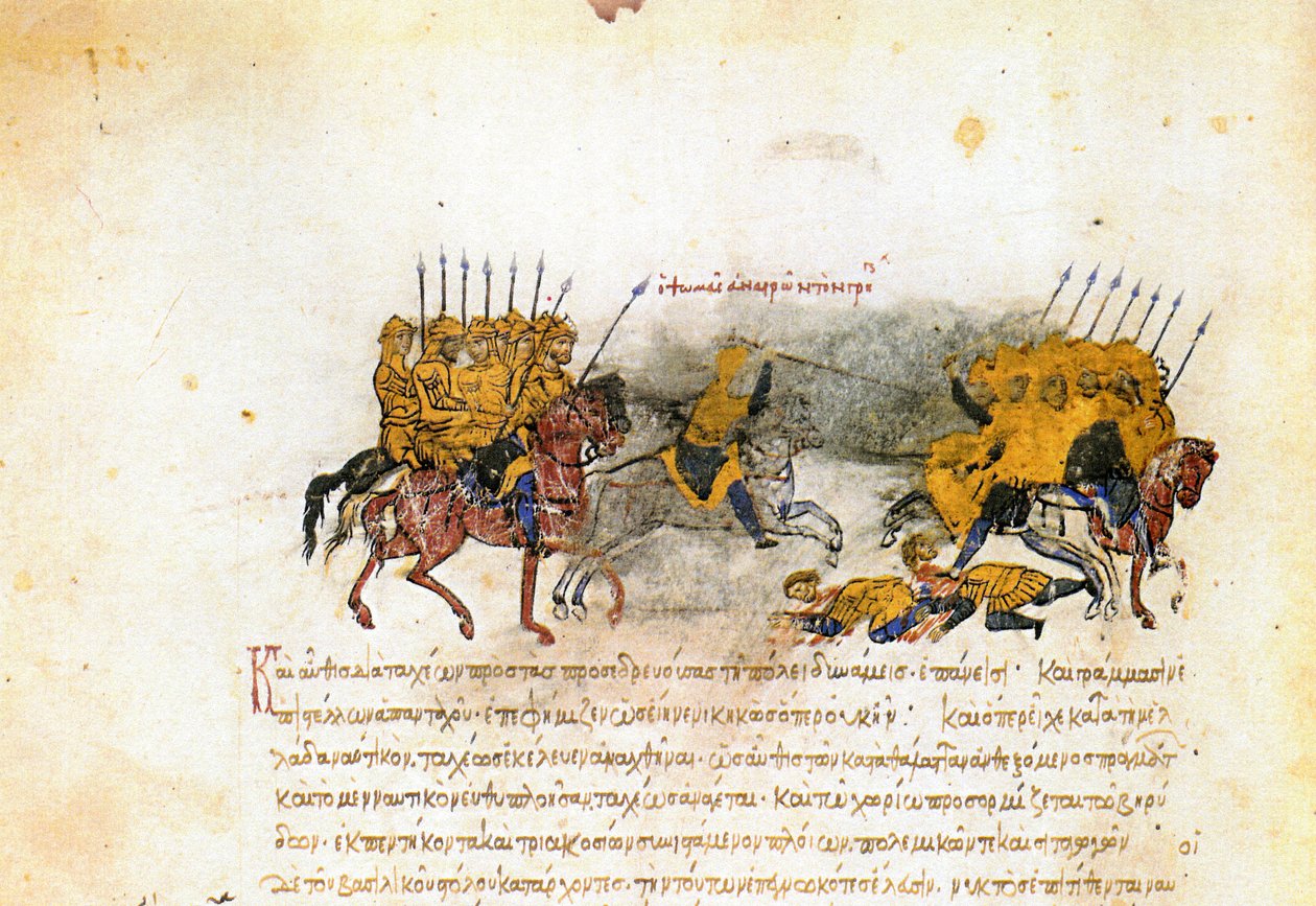 Miniatura dal Madrid Skylitzes, XI-XII secolo da Unbekannt