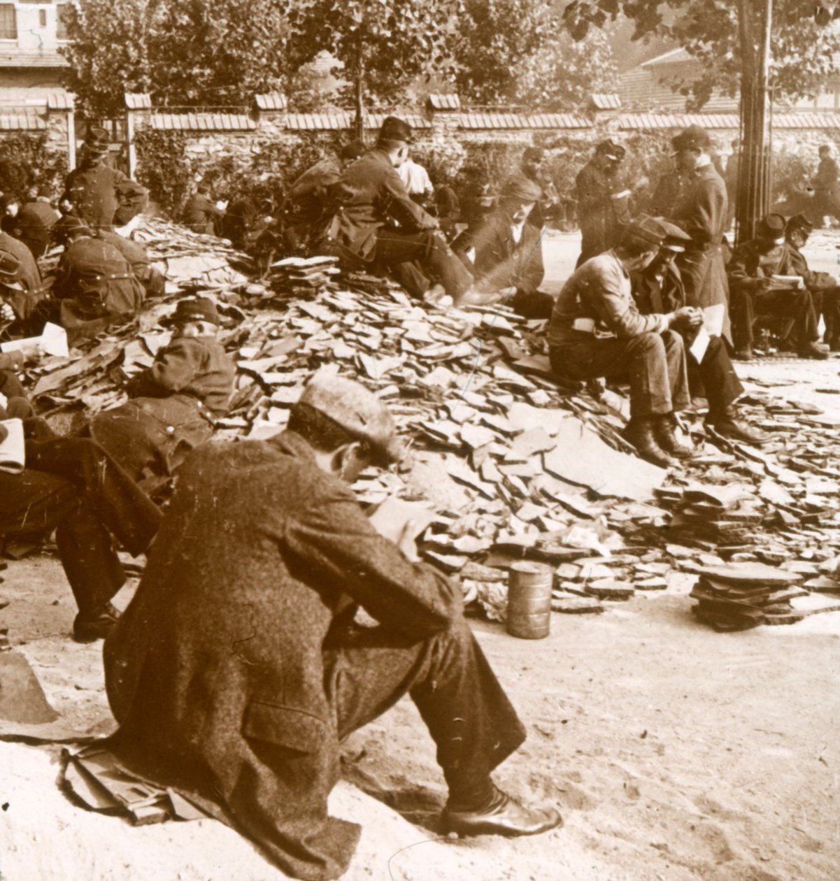 Mobilitazione, caserme di Parigi, c1914 da Unbekannt