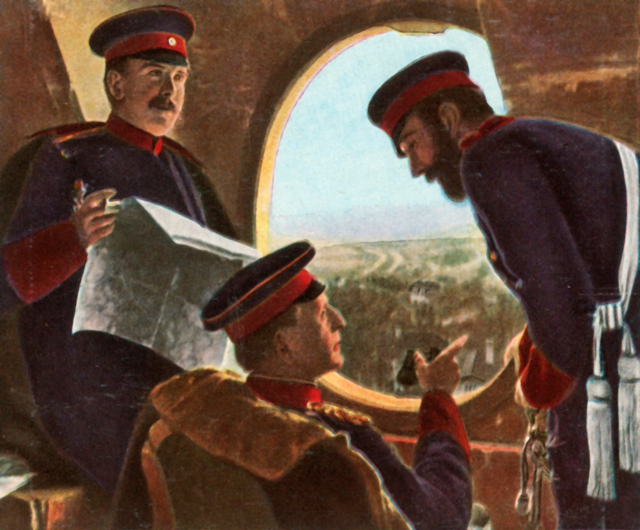 Moltke a Parigi, settembre 1870 da Unbekannt