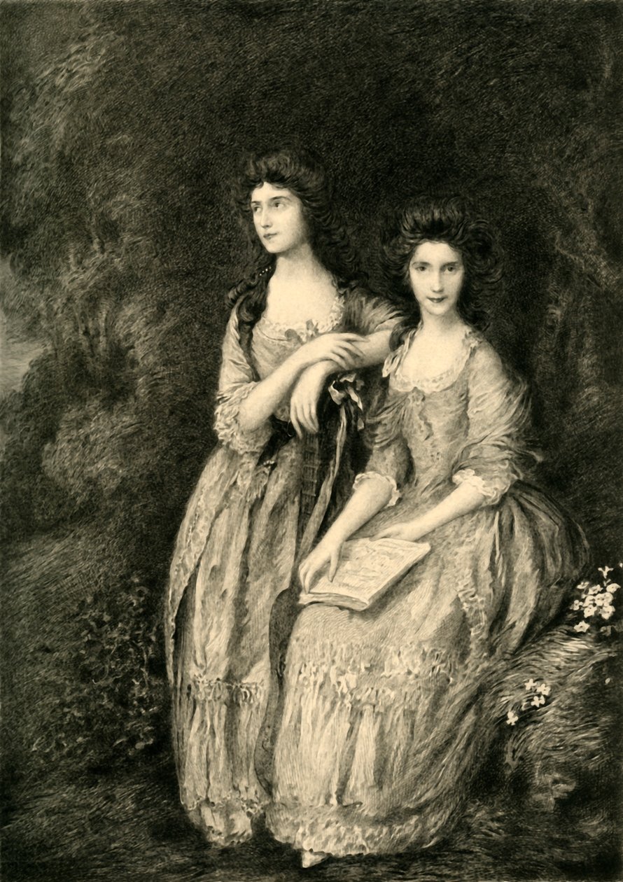 Signora Sheridan e Signora Tickell, c1772, 1908 da Unbekannt