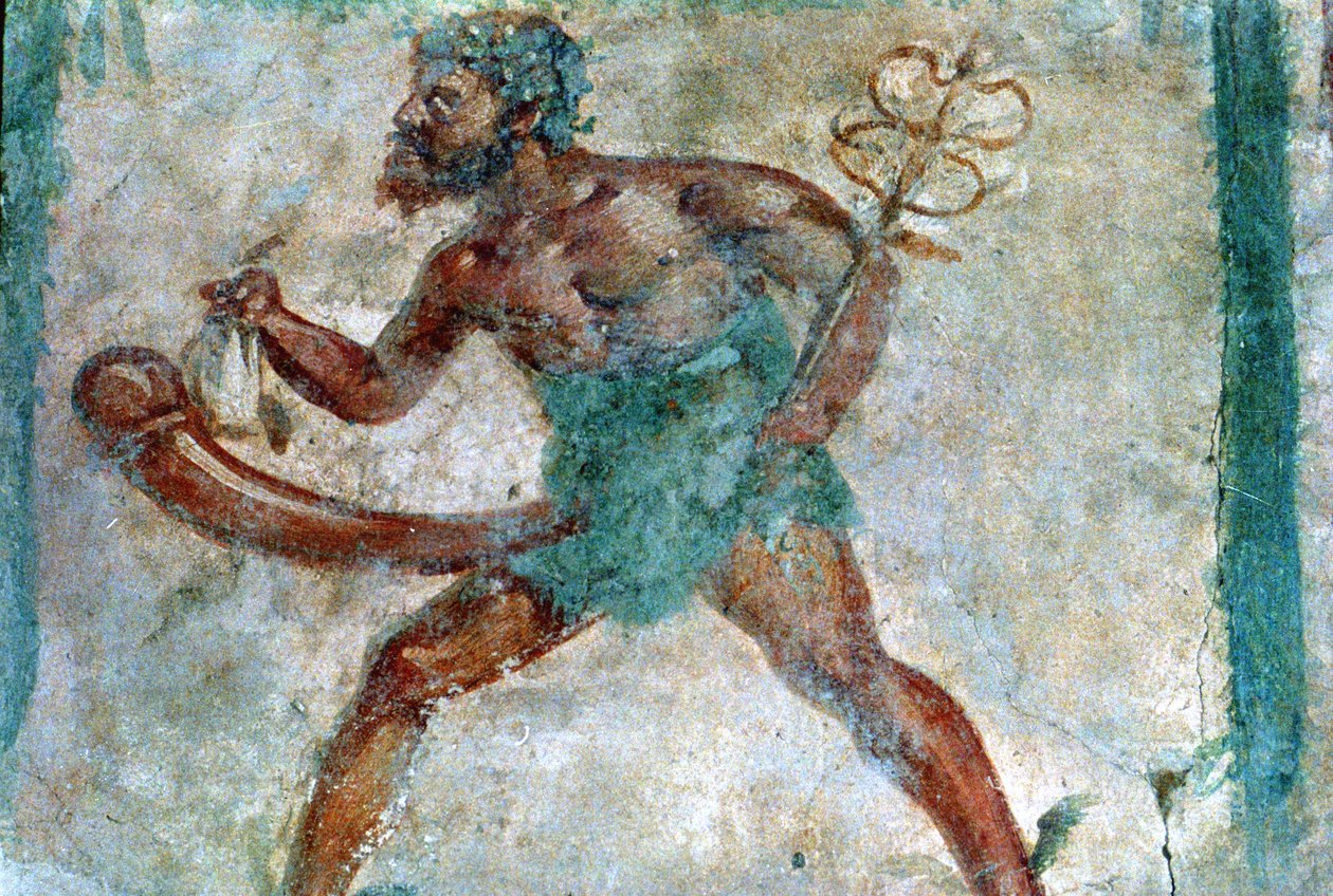 Affresco di Mercurio, Pompei, Italia da Unbekannt
