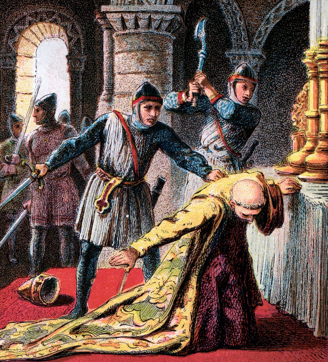 Omicidio di Thomas A Becket, 1170, c. 1850 da Unbekannt