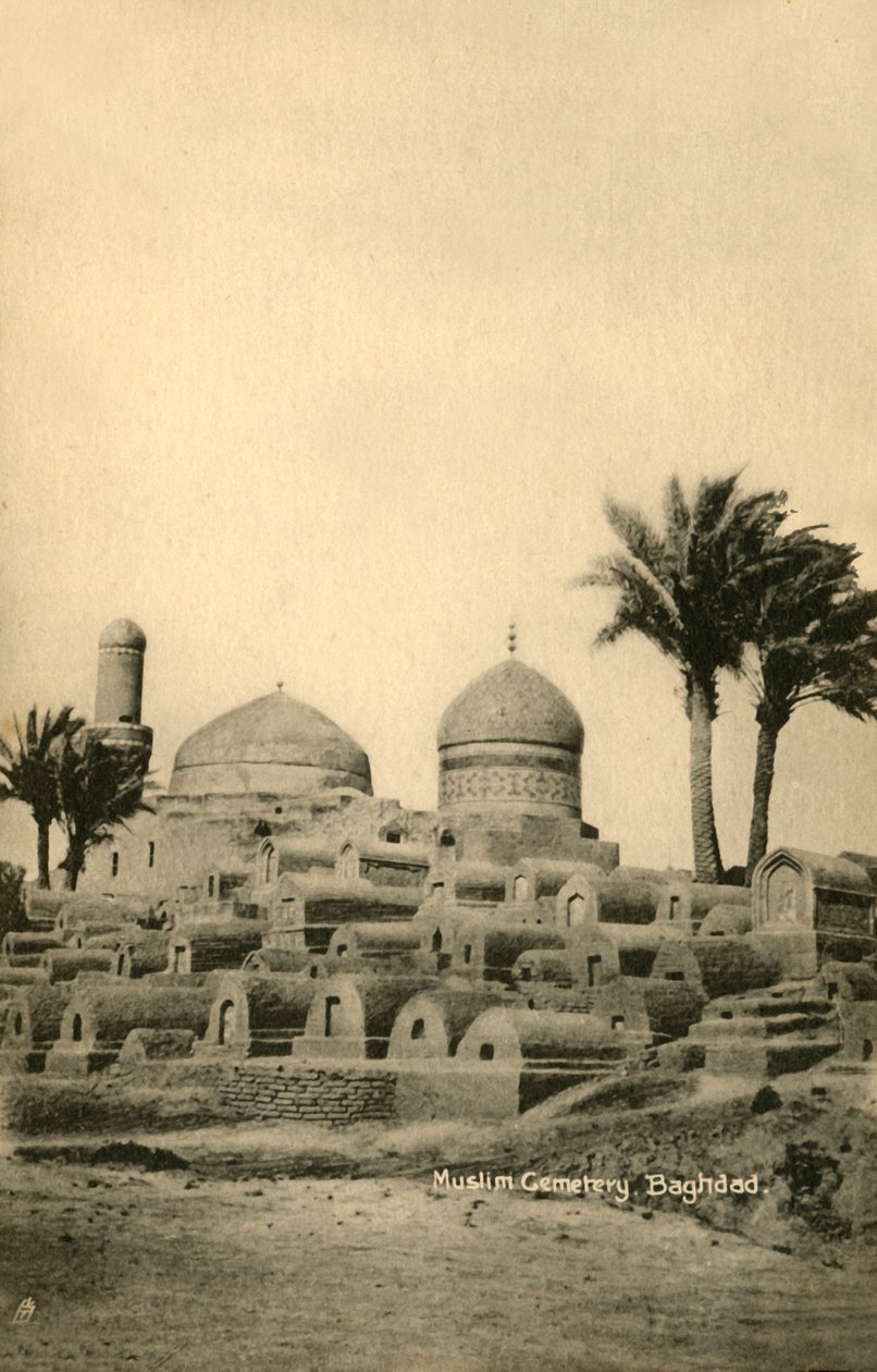 Cimitero musulmano, Baghdad, c1918-c1939 da Unbekannt