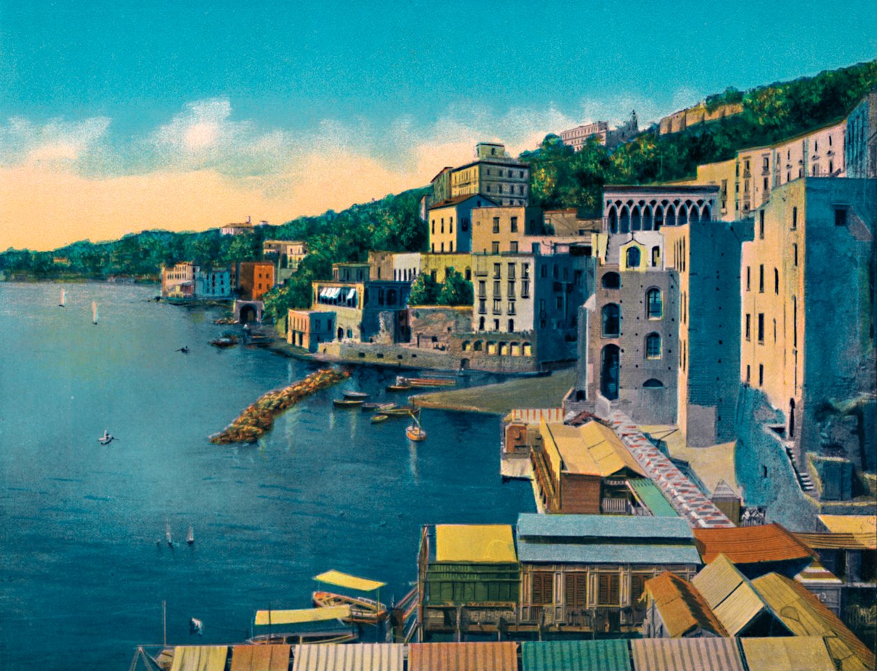 Napoli - Posillipo, c1900 da Unbekannt