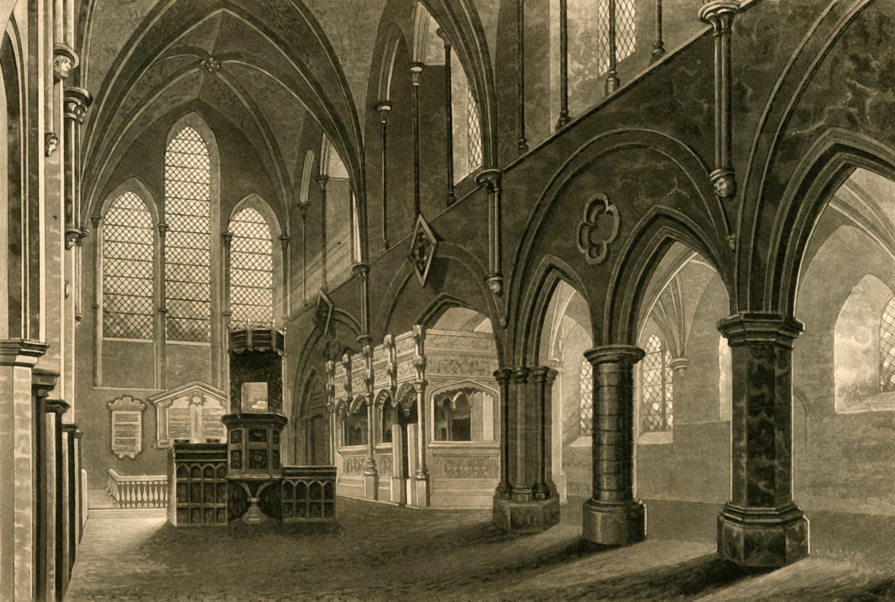 Navata della Chiesa di Boxgrove da Unbekannt
