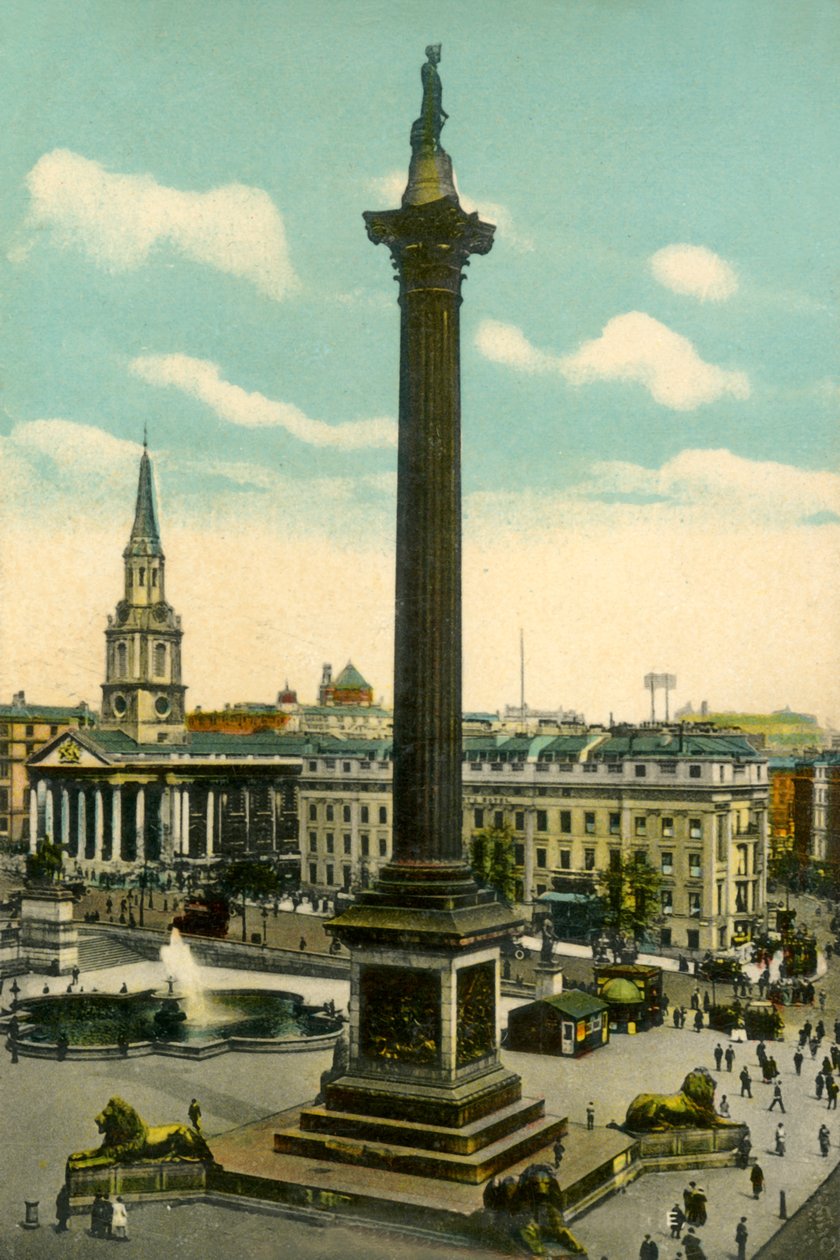 Colonna di Nelson e Trafalgar Square, Londra da Unbekannt