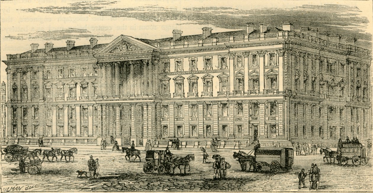 Nuovo Ufficio Postale Generale, St. Martins-Le-Grand, c1872 da Unbekannt