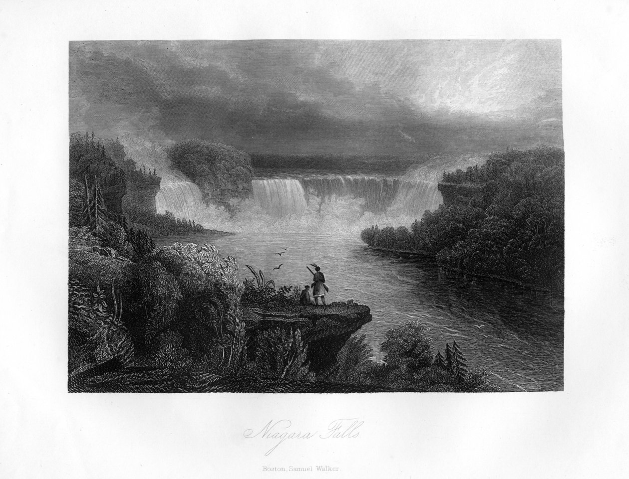 Cascate del Niagara, 1855 da Unbekannt