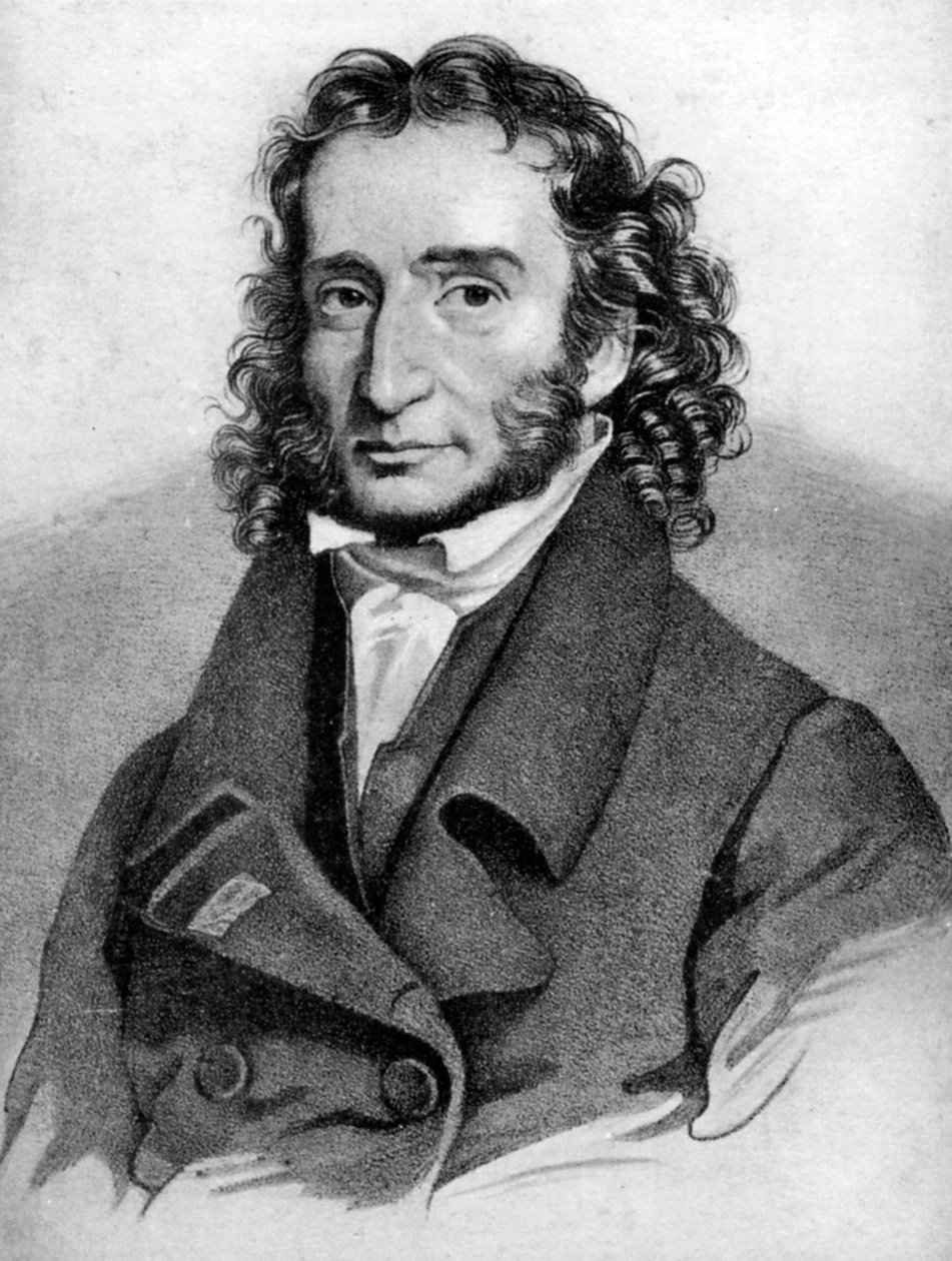 Niccolò Paganini, violinista italiano, XIX secolo da Unbekannt