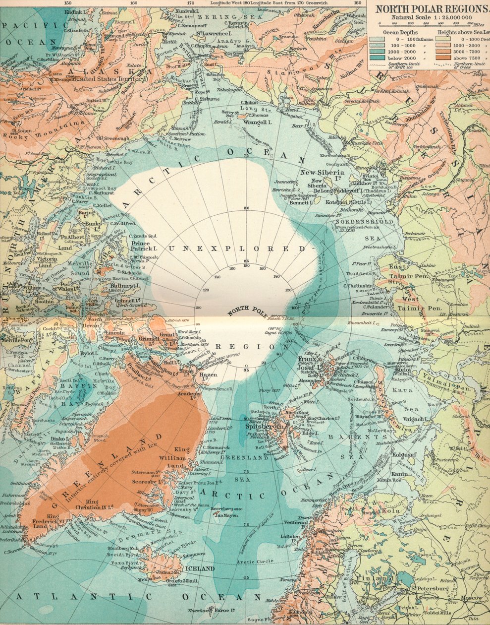 Regioni polari del nord, c1903, 1904 da Unbekannt