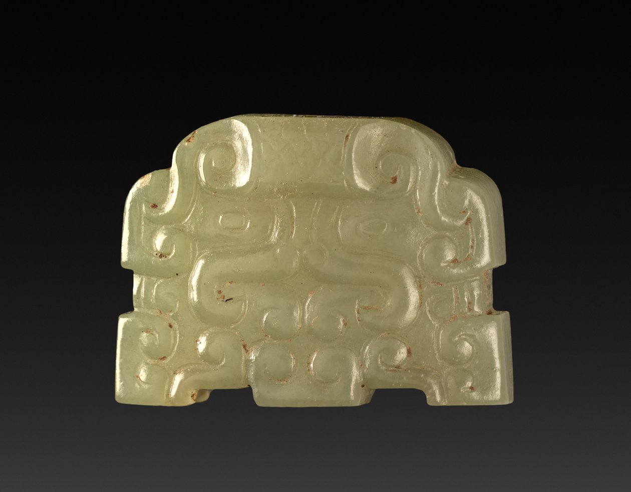 Maschera Ogre Taotie, 475-221 a.C. da Unbekannt